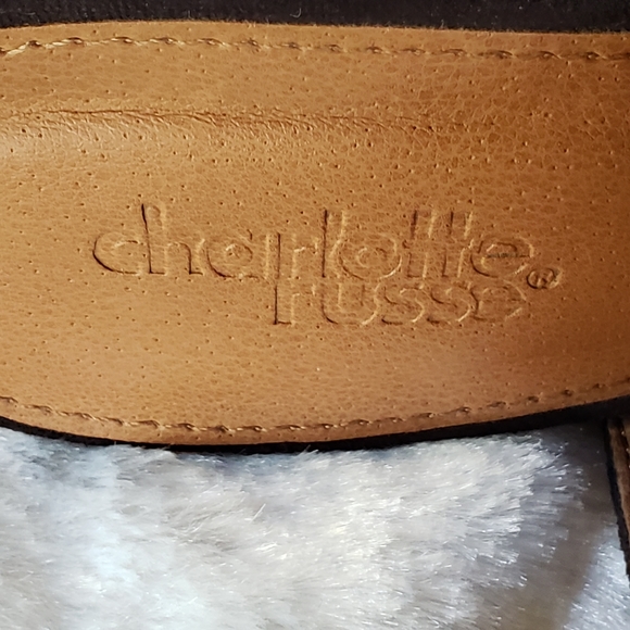 Faux Suede Black Peep Toe Block Heel Mule - Picture 9 of 10